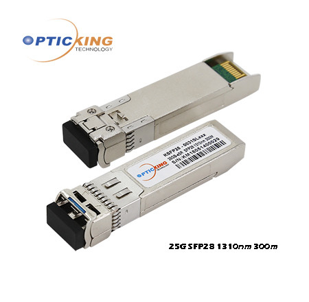 Duplex LC Connector 850nm 300m 25G SFP28 SR Optical Transceiver