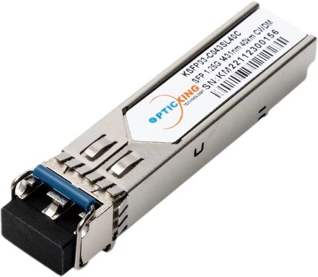 1.25G SFP وحدة الإرسال والاستقبال البصرية متوافقة 40 كم 80 كم 120 كم