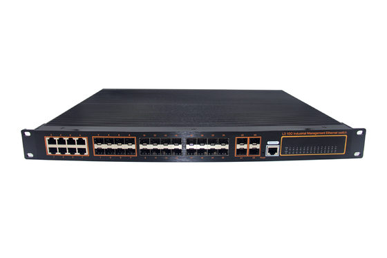 OPK-7600-4XG24GX8GC 4*10G SFP،24*1.25G،8*1000M COMBO RACK MANAGED INDUSTRIAL SWITCH