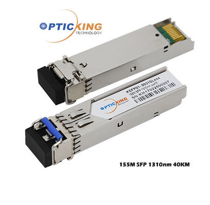 اختيار وحدة الإرسال والاستقبال البصرية SFP 1310nm 40km 155Mbps