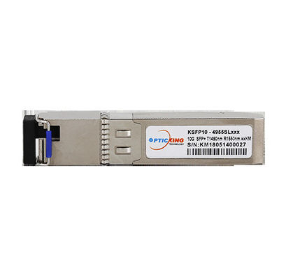 Tx1490nm / Rx1550nm Tx1550nm / Rx1490nm 10G SFP + Bidi 80 كم