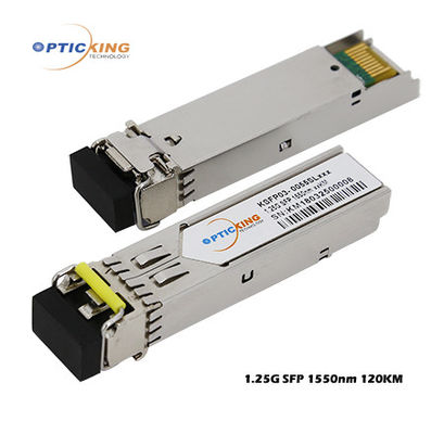 1.25 G SFP 1550nm 120km SFP LC Module لشبكة الوصول